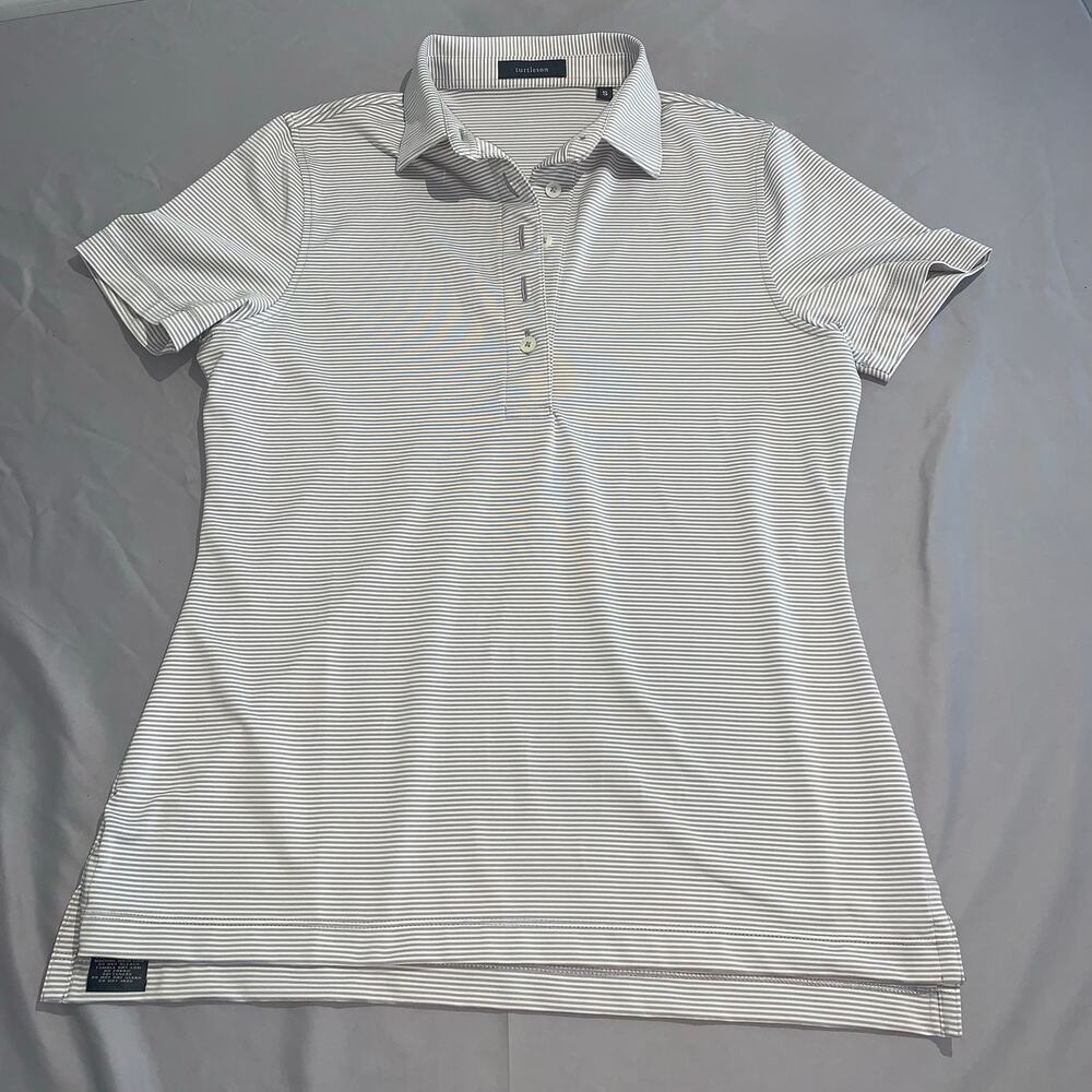 Turtleson Striped Polo Shirt Women’s Size S